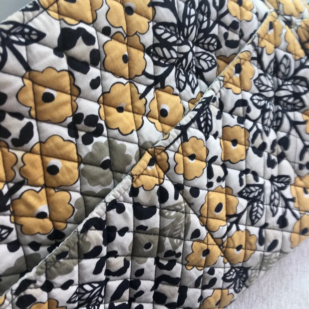 VERA BRADLEY yellow/neutral floral diaper bag